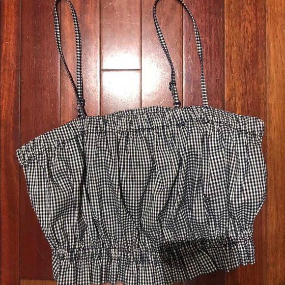 kimichi blue Tops - Kimichi Blue checked blouse small